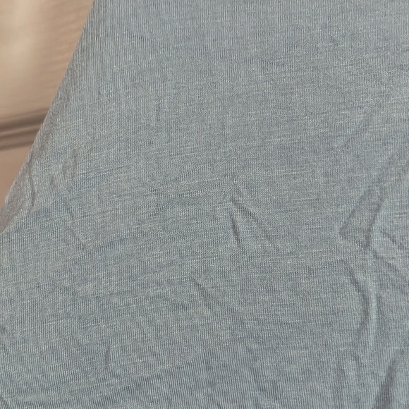 Light blue halter maxi dress from forever 21. Slit on one side. - Picture 4 of 5